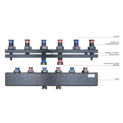 AFRISO Rozdzielacz KSV 125-3 do 70 kW dla 3 obiegów 77311